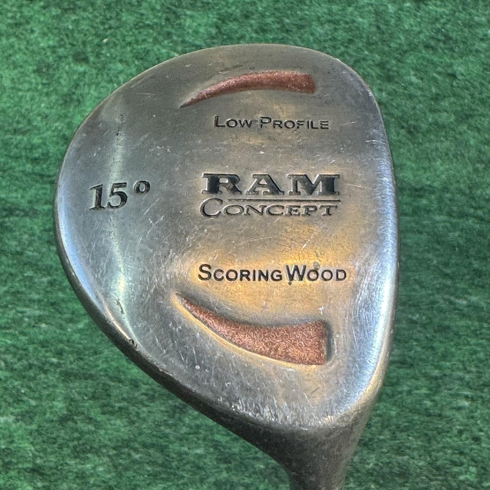 Vintage RAM Concept Scoring Wood 3 Wood 15° Mens RH Graphite Silver Golf Club